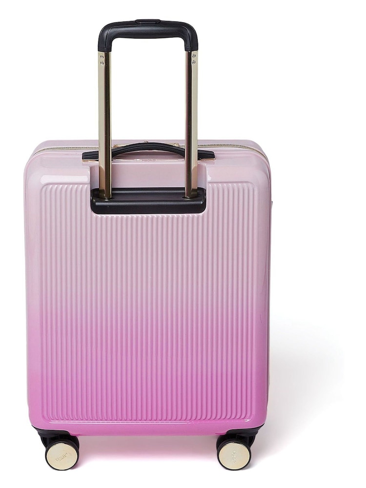 Dune London Pink Dip Dye Olive Cabin Suitcase - Image 2 of 5
