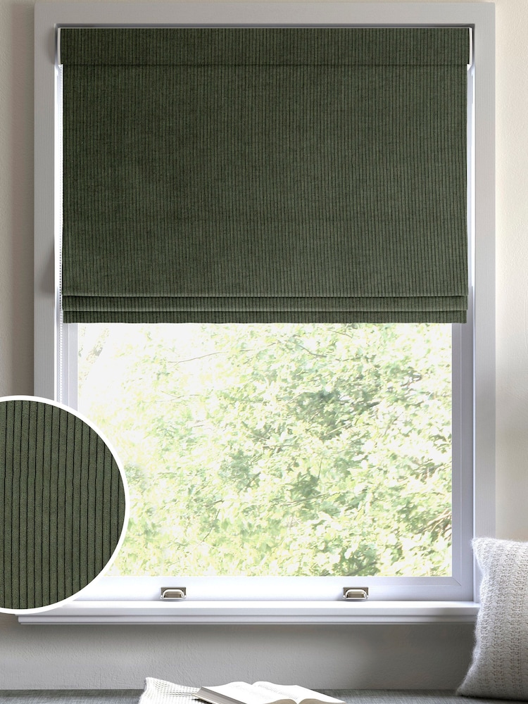 Fern Green Jangga Made To Measure Roman Blinds - Image 1 of 6
