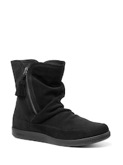 Hotter Black Regular Fit Pixie III Zip Fastening Boots - Image 2 of 3