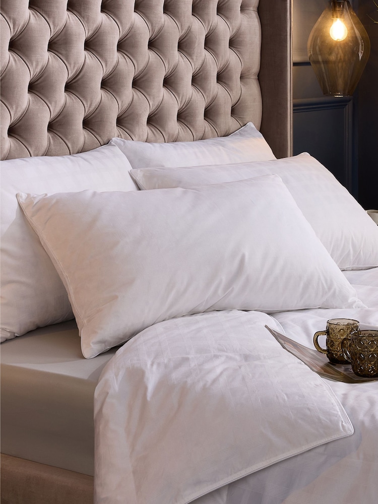 Snuggledown Goose Feather & Down 100% Cotton Pillow - Image 1 of 9