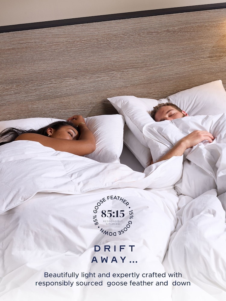 Snuggledown Medium 100% Cotton Goose Feather and Down Pillow - Image 4 of 4