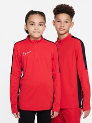 Nike University Red/Black Dri-FIT Academy Half Zip Training Drill Top - Image 2 of 5