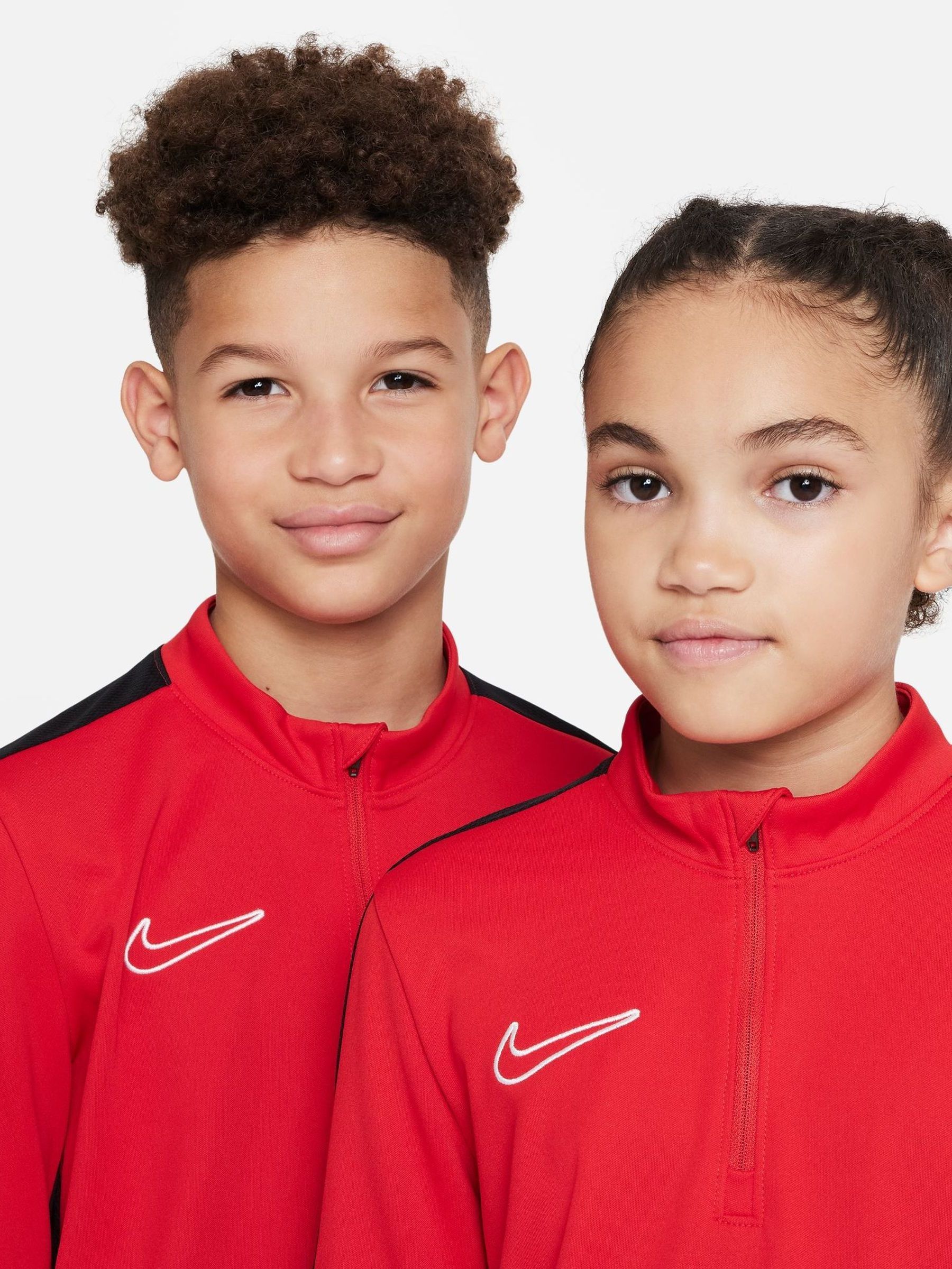Buy Nike University Red/Black Dri-FIT Academy Half Zip Training