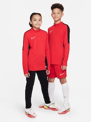 Nike University Red/Black Dri-FIT Academy Half Zip Training Drill Top - Image 4 of 5