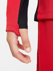 Nike University Red/Black Dri-FIT Academy Half Zip Training Drill Top - Image 5 of 5