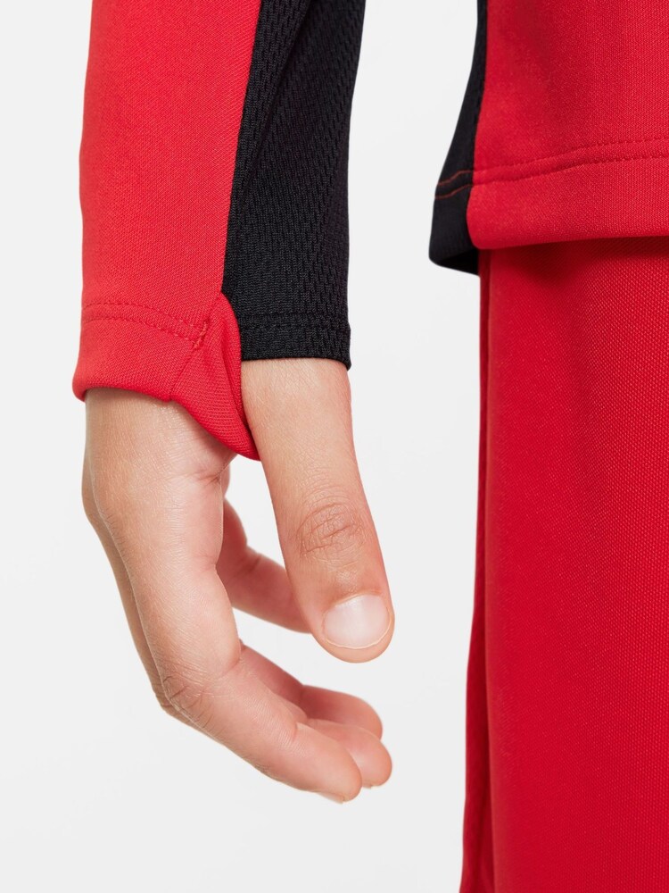 Nike University Red/Black Dri-FIT Academy Half Zip Training Drill Top - Image 5 of 5