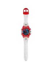 Peers Hardy Red Disney Marvel Spiderman Clear Plastic Strap Watch - Image 2 of 3