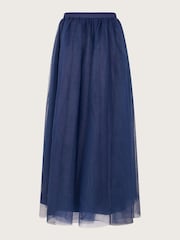 Monsoon Blue Sequin Lace Top and Maxi Tulle Skirt Prom Set - Image 3 of 4