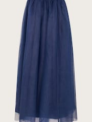 Monsoon Blue Sequin Lace Top and Maxi Tulle Skirt Prom Set - Image 4 of 4