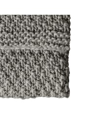 Gallery Home Grey Moss Chunky Knitted Throw - Image 6 of 6