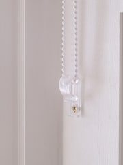 Grey Ready Made Textured Woven Blackout Roman Blind - Image 5 of 8