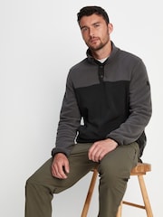 Tog 24 Black Farlow Press Stud Neck Fleece - Image 3 of 7