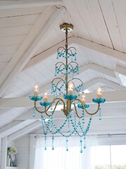Shabby Chic by Rachel Ashwell® Blue Juliet Chandelier - Image 1 of 4
