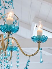 Shabby Chic by Rachel Ashwell® Blue Juliet Chandelier - Image 3 of 4
