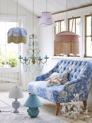 Shabby Chic by Rachel Ashwell® Blue Juliet Chandelier - Image 4 of 4