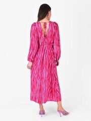 Ro&Zo Purple Zebra Print Dress - Image 2 of 3