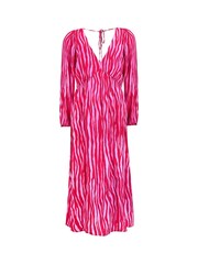 Ro&Zo Purple Zebra Print Dress - Image 3 of 3