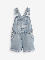 Голубой с цветочным принтом - Denim Dungarees (3-12yrs) - Изображение 5 из 8