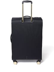 Dune London Black Oriel Monogram 78cm Large Suitcase - Image 2 of 5