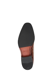 Коричневый - Ченые кожаные лоферы с кисточками для мужчин Jones Bootmaker Devon - Image 3 of 5