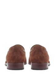 Коричневый - Ченые кожаные лоферы с кисточками для мужчин Jones Bootmaker Devon - Image 5 of 5