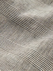Taupe Brown Double Breasted Slim Nova Fides Check Blazer - Image 13 of 13