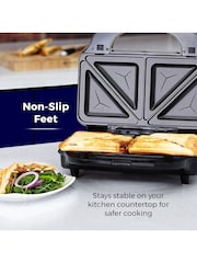 Tower Silver 3-in-1 Deep Fill Sandwich Maker - Image 7 of 8