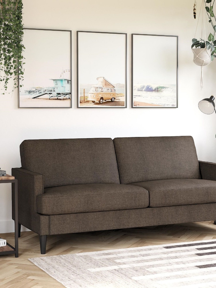 Dorel Home Grey Europe Asher Linen Sofa - Image 1 of 4