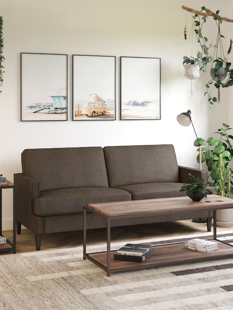 Dorel Home Grey Europe Asher Linen Sofa - Image 2 of 4