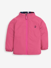 JoJo Maman Bébé Pink Blossom 4-in-1 Waterproof Polarfleece Jacket - Image 5 of 10