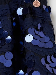 Angel & Rocket Blue Ellie Sequin Skirt - Image 8 of 8