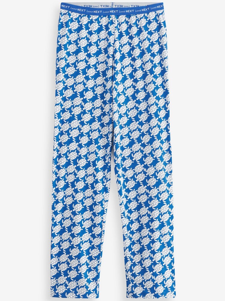 Blue Turtle Cotton Short Sleeve Pyjamas - Image 7 of 7
