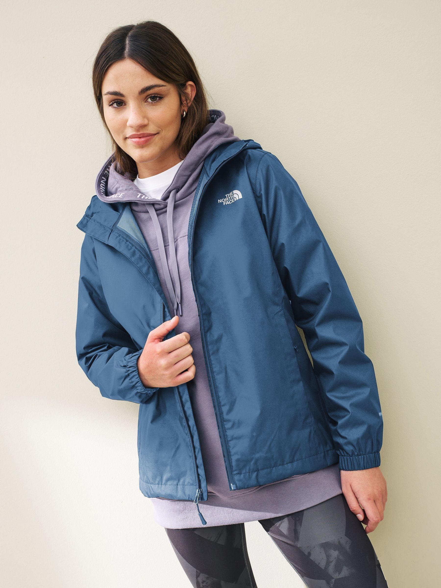 Buy The North Face Blue Womens Quest Waterproof Jacket from Next Luxembourg