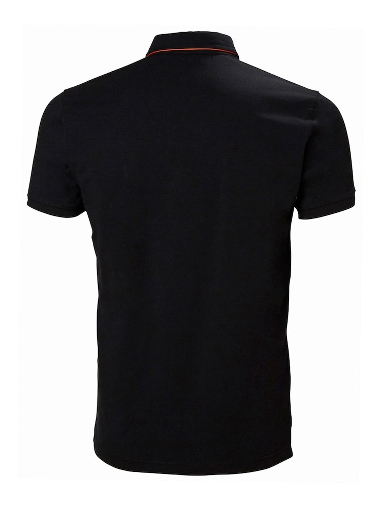 Helly Hansen Kensington Black Polo Shirt - Image 7 of 7