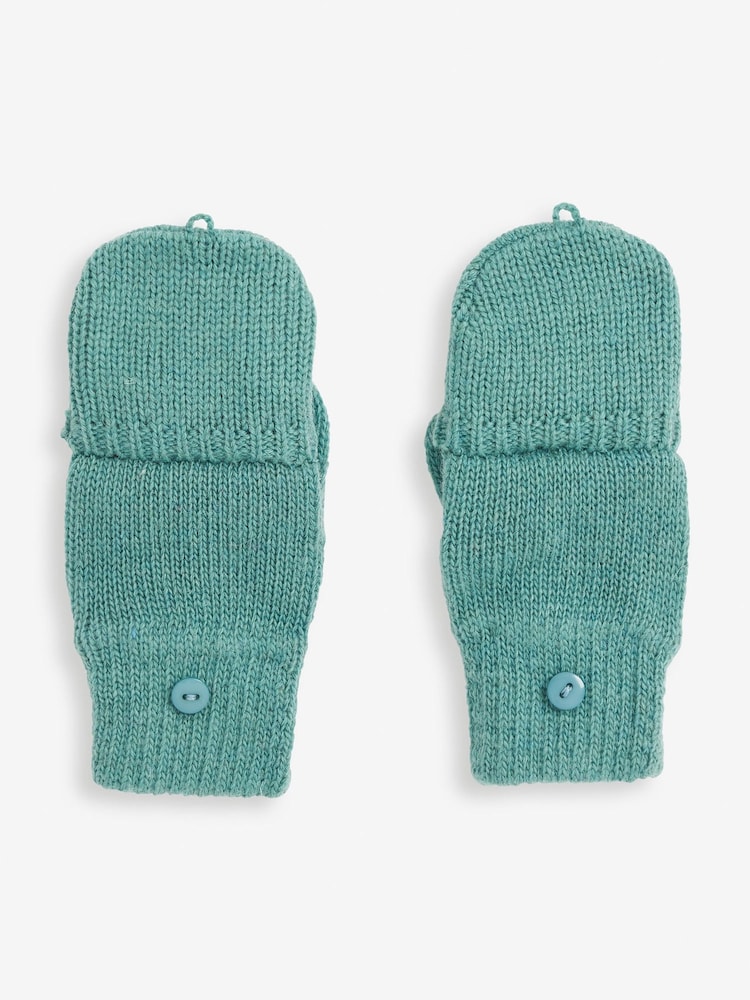 JoJo Maman Bébé Teal Koala Gloves - Image 2 of 4