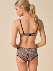 Gossard Glossies Sheer Leopard Moulded Bra - Image 5 of 10