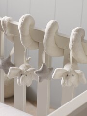 The White Company Spiral Indy Cot White Toy - Image 1 of 2