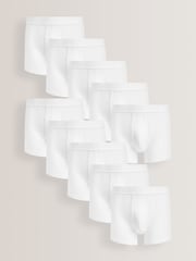 White 10 pack A-Front Boxers - Image 1 of 5