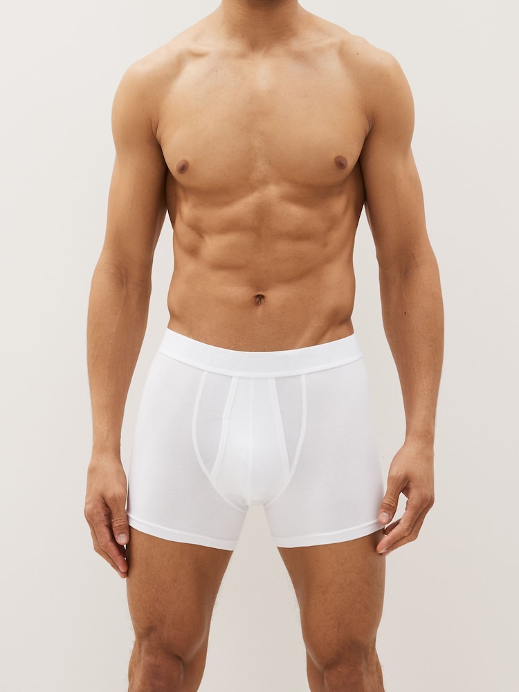 White 10 pack A-Front Boxers - Image 5 of 5
