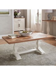 Bentley Designs Cream Belgrave Two Tone Cream Coffee Table - Image 1 of 4