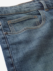 Vintage-Dunkelblau - Lässig - Denim-Jeans mit Vintage-Waschung - Bild 6 von 8