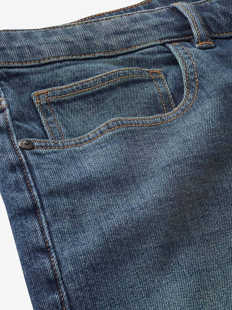 Vintage Dark Blue Relaxed Vintage Stretch Authentic Jeans - Image 6 of 8