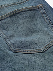 Vintage-Dunkelblau - Lässig - Denim-Jeans mit Vintage-Waschung - Bild 7 von 8
