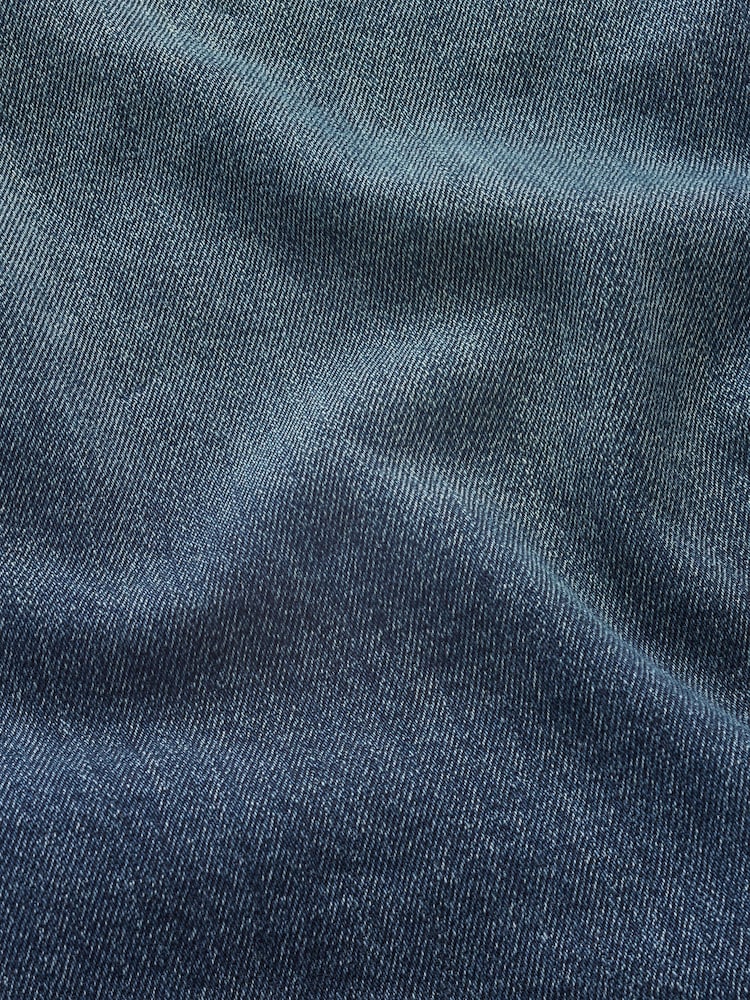 Vintage-Dunkelblau - Lässig - Denim-Jeans mit Vintage-Waschung - Bild 8 von 8