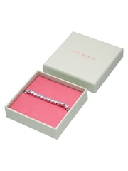 Ted Baker Silver Tone MELRAH: Crystal Adjustable Tennis Bracelet For Women - Image 5 of 8