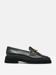 Joules Marnie Black Chunky Loafers - Image 1 of 6