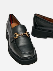 Joules Marnie Black Chunky Loafers - Image 4 of 6