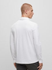 BOSS White Chrome Passerby Polo Shirt - Image 2 of 5