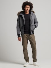 Superdry Grey Everest Bomber Jacket - Image 2 of 5