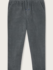 Monsoon Dark Grey Tapered Cord Trousers - Image 1 of 3